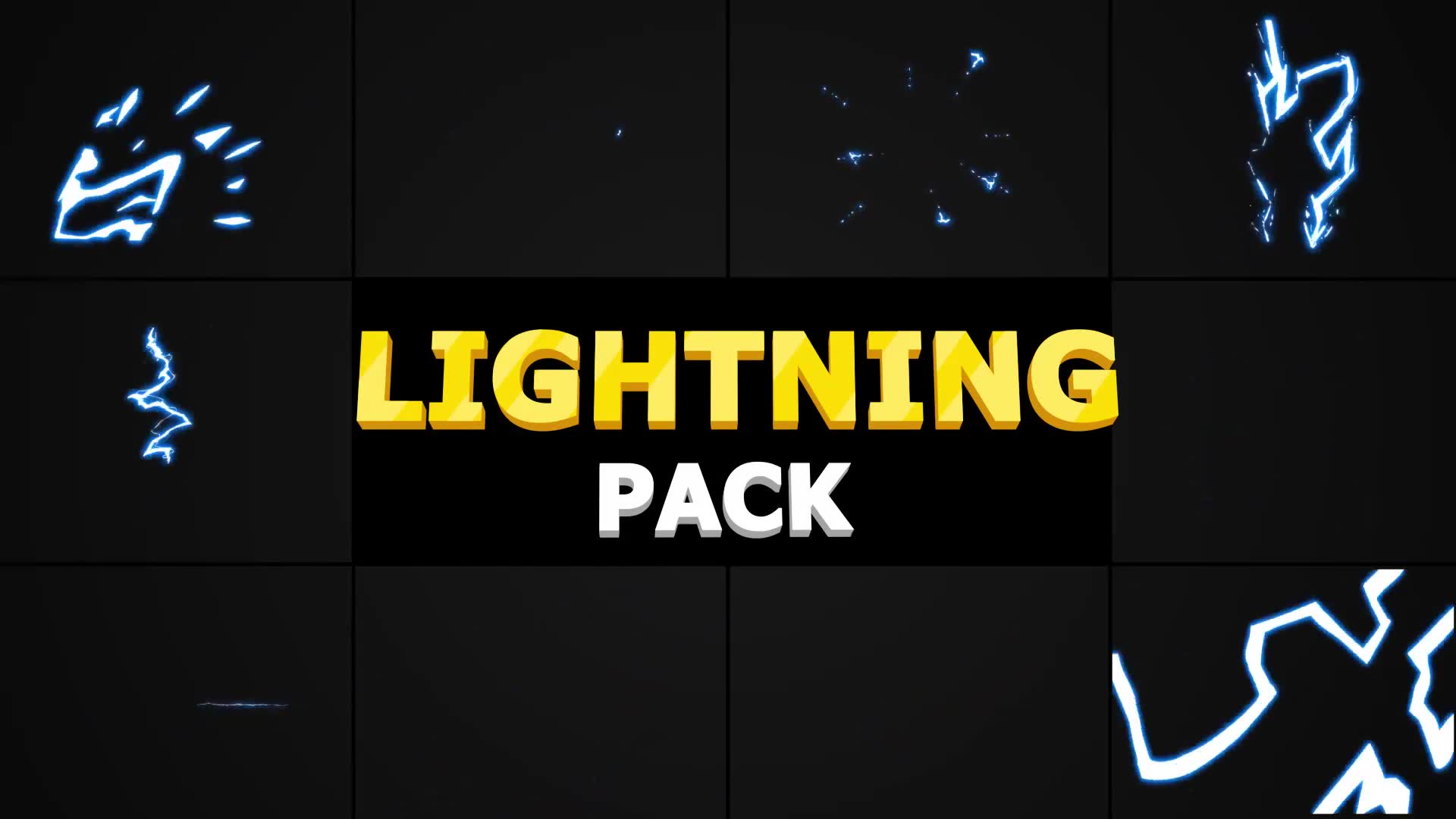 Cartoon Lightning Pack | After Effects Videohive 30831922 After Effects Image 2