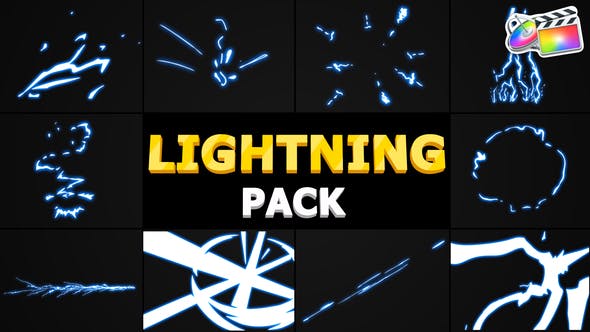 Cartoon Lightning Pack | FCPX - 31303195 Videohive Download