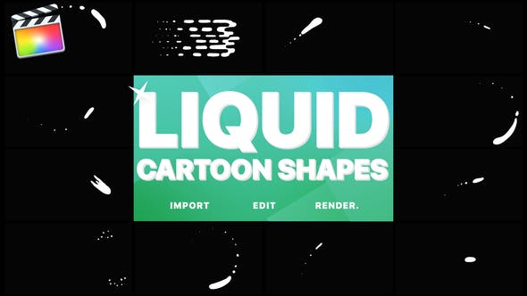 Cartoon Liquid Shapes | Final Cut - Download Videohive 23890970