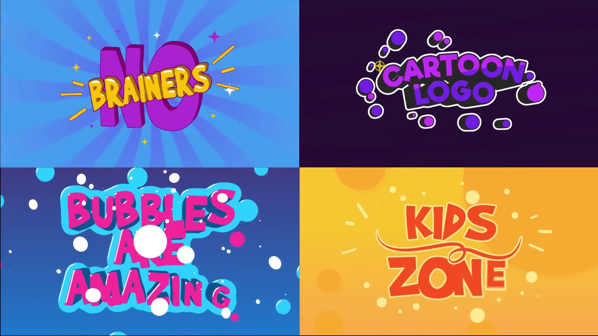 Cartoon Logo Text animations [Premiere Pro] Videohive 37639834 Premiere Pro Image 2