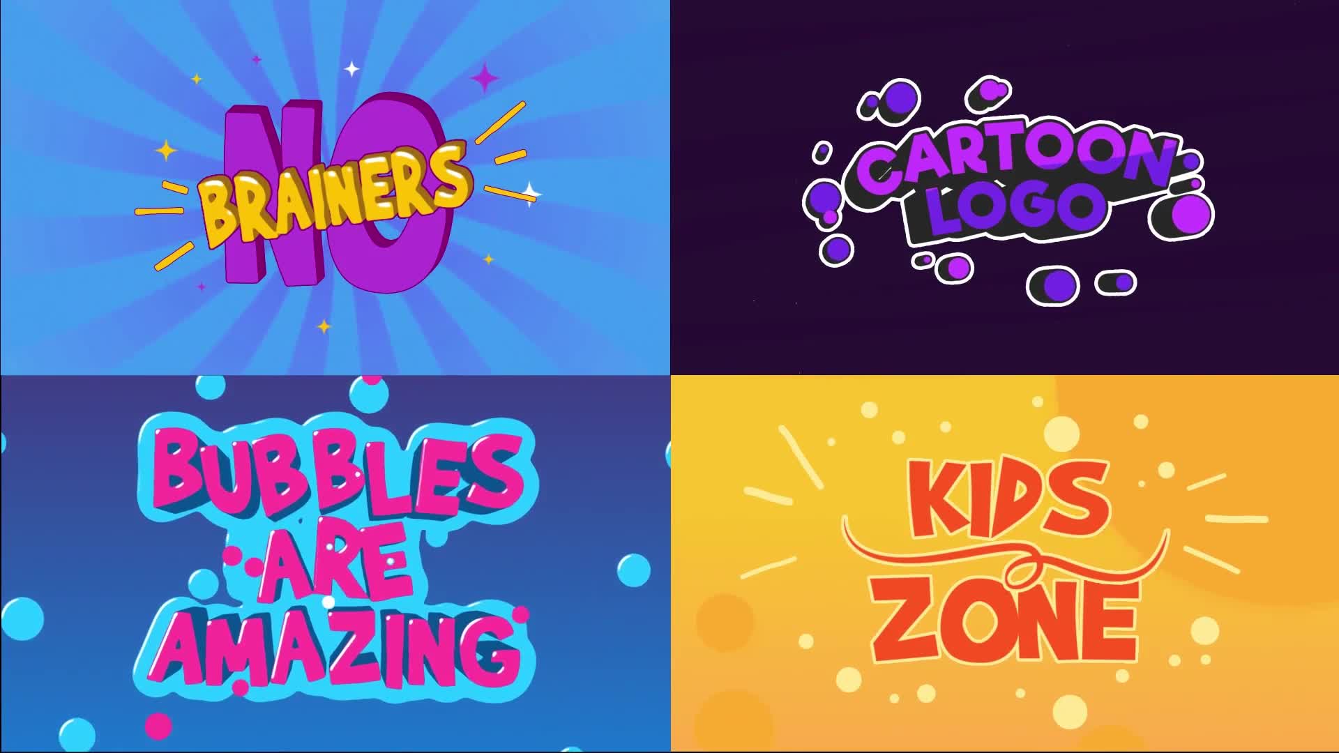 Cartoon Logo Text animations [Premiere Pro] Videohive 37639834 Premiere Pro Image 9