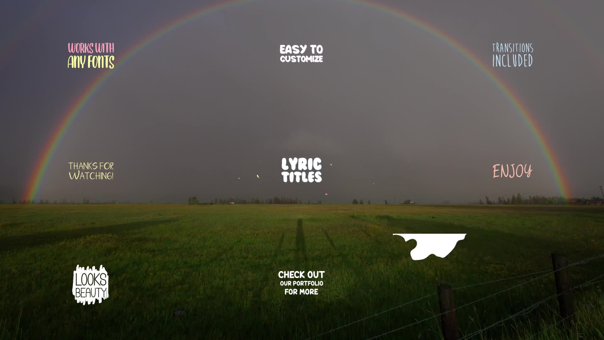Cartoon Lyric Titles | After Effects Videohive 24535576 After Effects Image 1