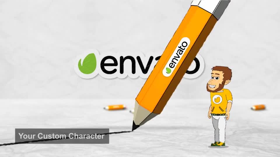 Cartoon Paper Pencil Presentation - Download Videohive 3249175