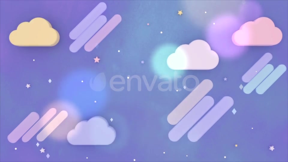 Cartoon Purple Night Sky 2 - Download Videohive 21907064