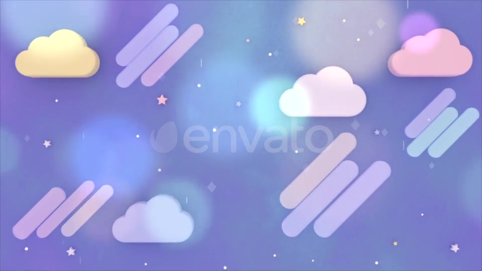 Cartoon Purple Night Sky 2 - Download Videohive 21907064