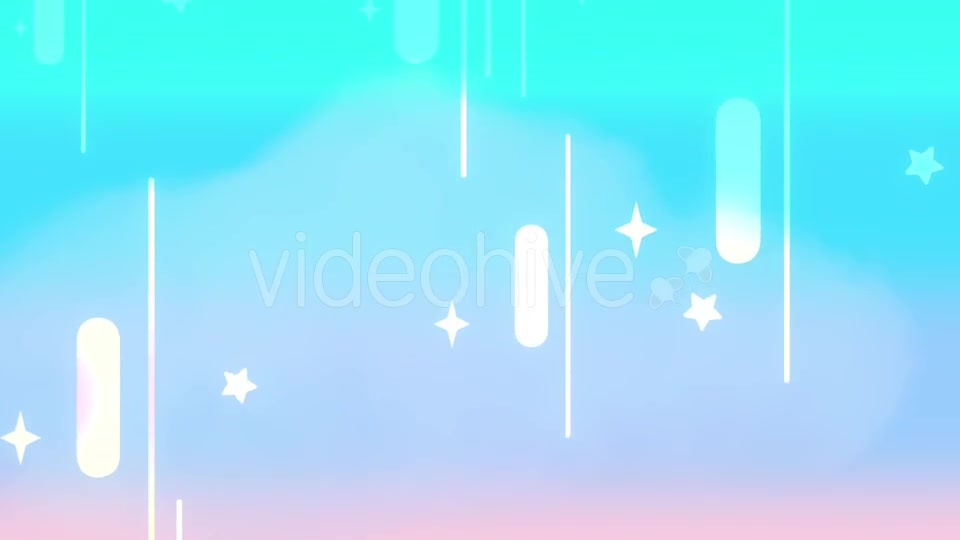 Cartoon Rainbow Night Sky 1 - Download Videohive 20967784