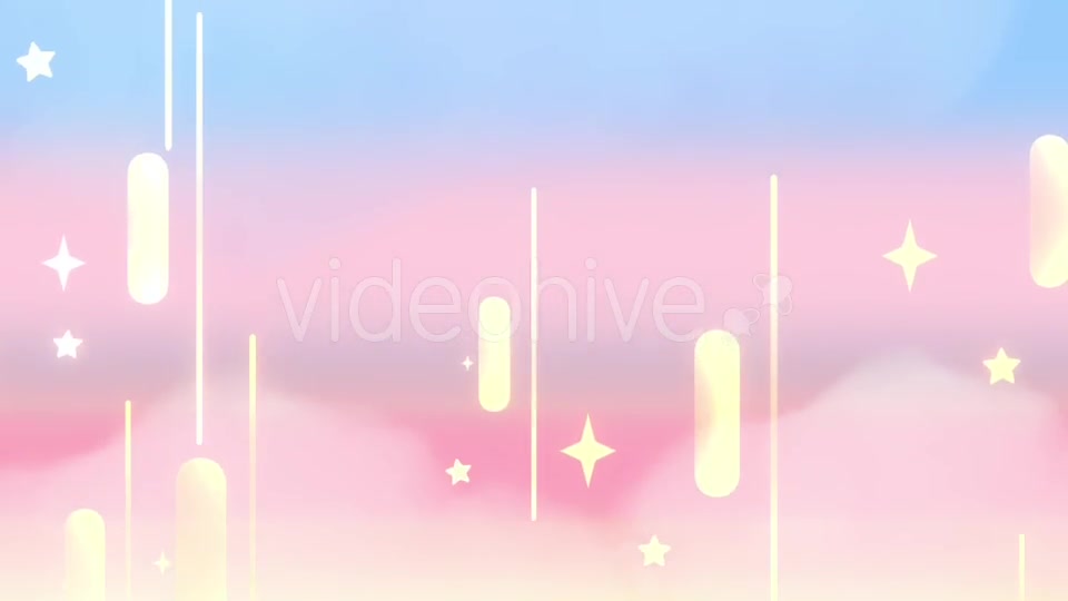 Cartoon Rainbow Night Sky 1 - Download Videohive 20967784