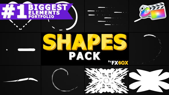 Cartoon Shapes Pack | FCPX - 25420627 Download Videohive