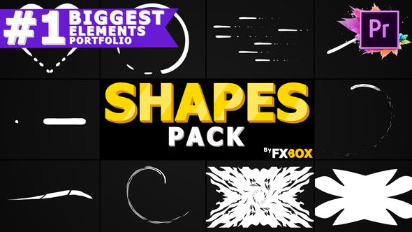 Cartoon Shapes Pack | Premiere Pro MOGRT - 24439360 Download Videohive