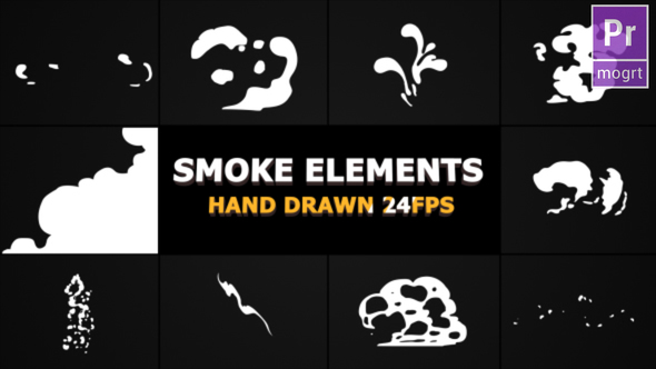 Cartoon Smoke Elements And Transitions - Download Videohive 22700283