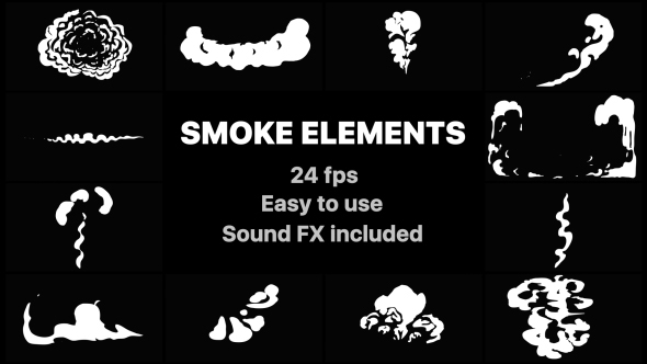 Cartoon Smoke Elements - Download Videohive 21568650