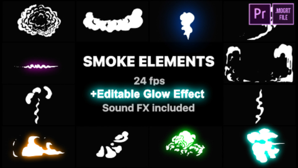 Cartoon Smoke Elements - Download Videohive 22809314