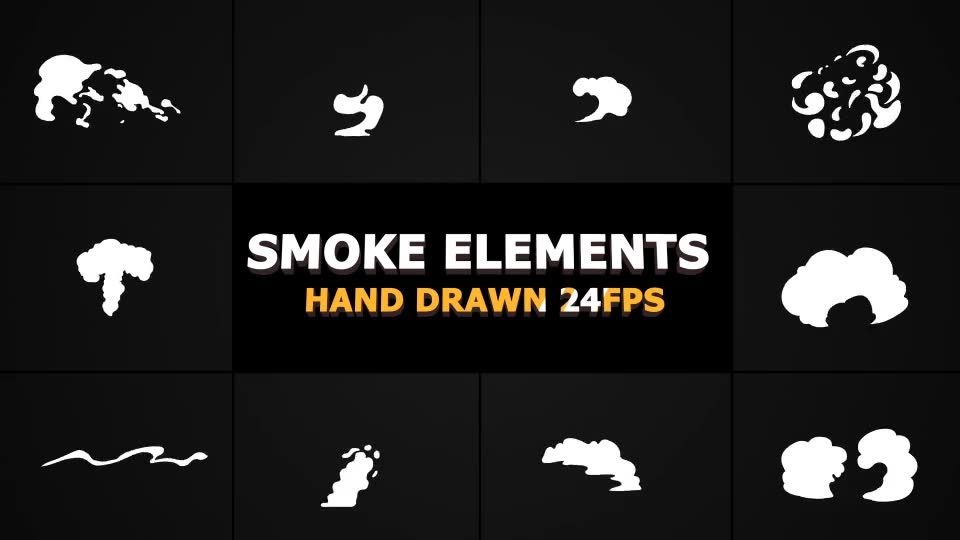 Cartoon Smoke Elements | FCPX Videohive 23494684 Apple Motion Image 2