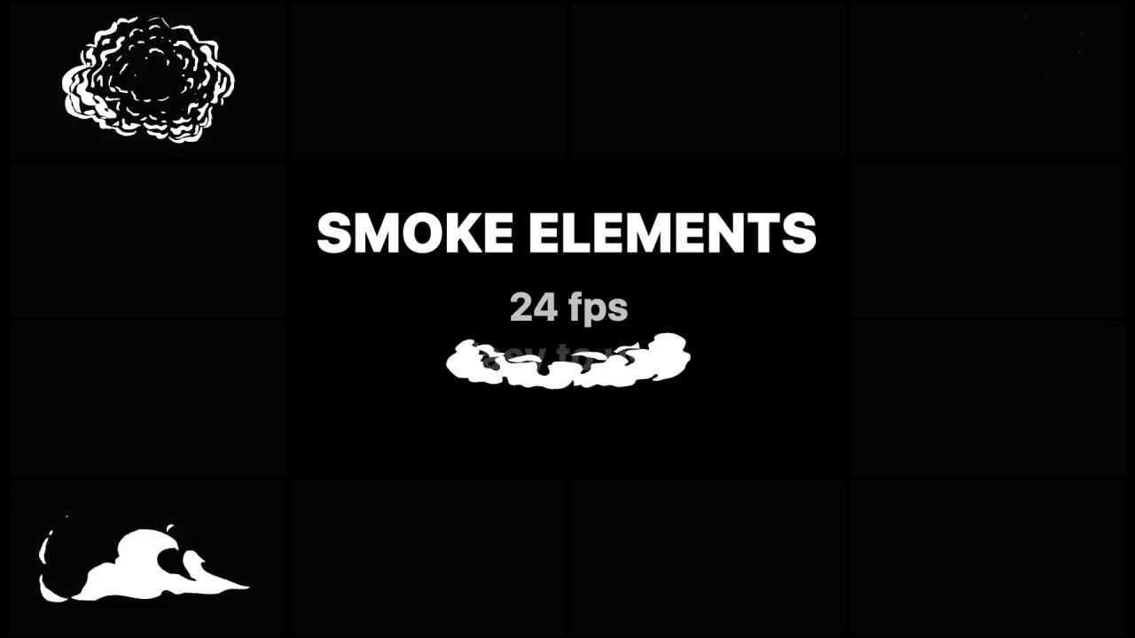 Cartoon Smoke Elements | Final Cut Videohive 23764205 Apple Motion Image 2