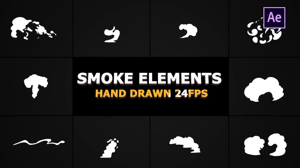 Cartoon Smoke Elements | Premiere Pro MOGRT Videohive 22687650 Premiere Pro Image 2