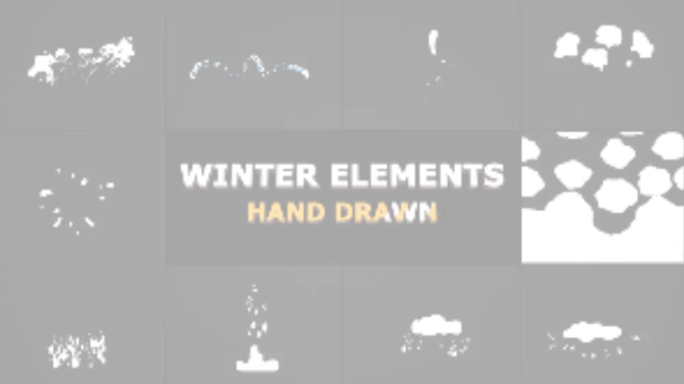 Cartoon Snow Elements | FCPX Videohive 23786014 Apple Motion Image 12