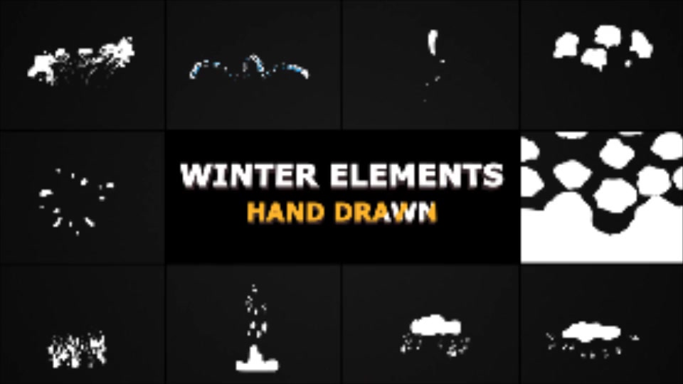Cartoon Snow Elements | FCPX Videohive 23786014 Apple Motion Image 13