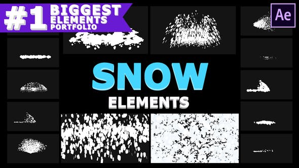 Cartoon Snowflakes | After Effects - Download Videohive 29605909