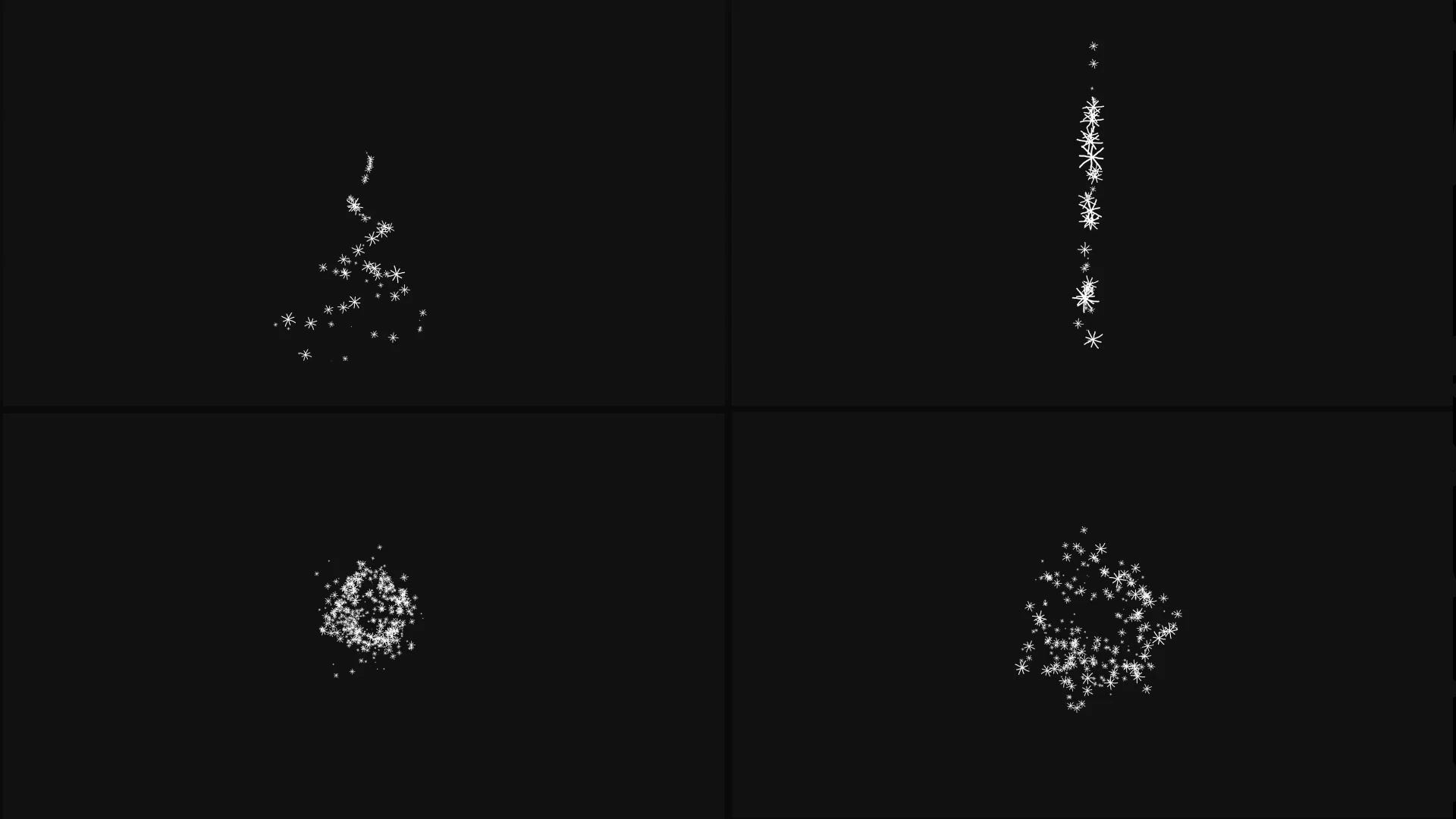 Cartoon Snowflakes And Snowfalls | After Effects Videohive 36107592 After Effects Image 9