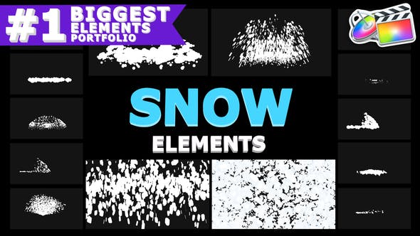 Cartoon Snowflakes | FCPX - Videohive 29755820 Download