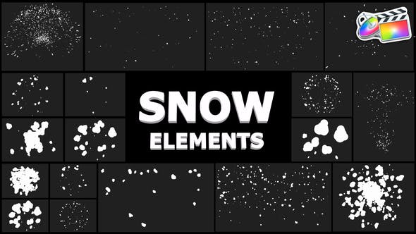 Cartoon Snowflakes Pack | FCPX - 29754373 Download Videohive