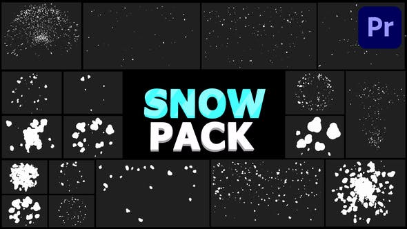 Cartoon Snowflakes Pack | Premiere Pro MOGRT - Download 29733935 Videohive