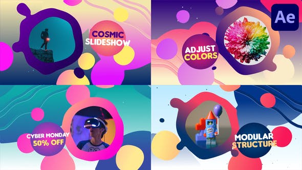 Cartoon Space Slideshow | After Effects - Videohive 29122288 Download