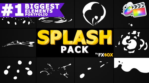 Cartoon Splash Elements | FCPX - Download 25420936 Videohive