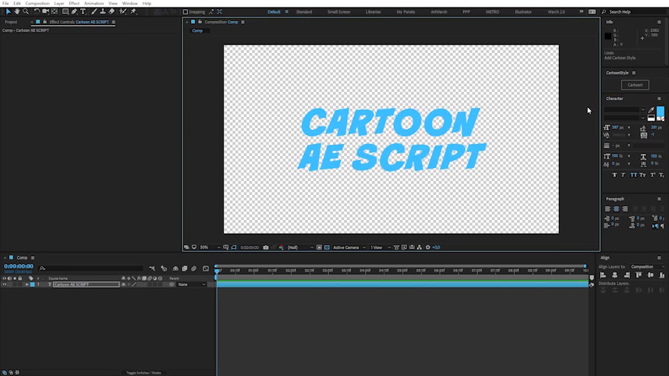 Cartoon Style | After Effects Script - Download Videohive 21140791