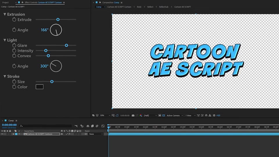 Cartoon Style | After Effects Script - Download Videohive 21140791