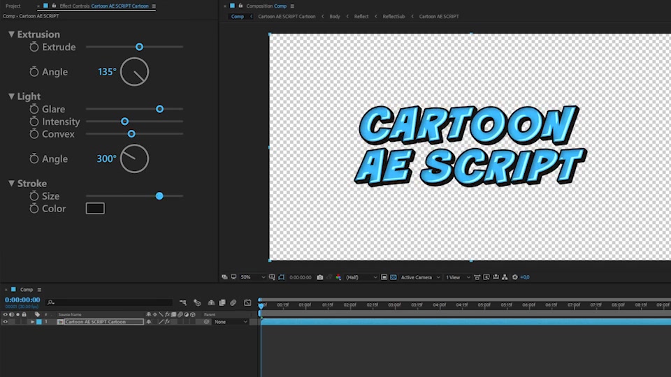 Cartoon Style | After Effects Script - Download Videohive 21140791