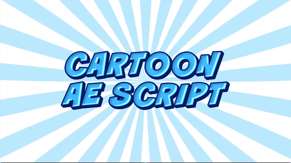 Cartoon Style | After Effects Script - Download Videohive 21140791