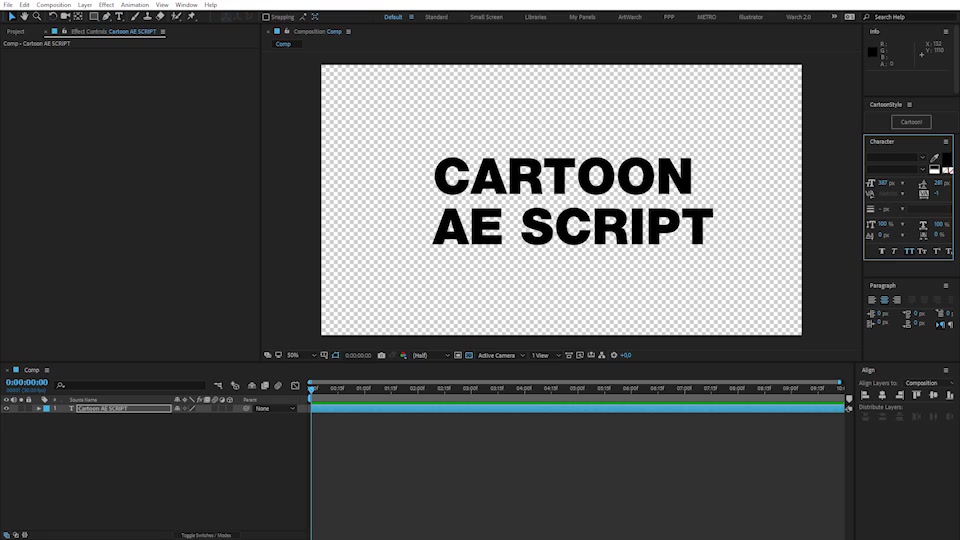 Cartoon Style | After Effects Script - Download Videohive 21140791