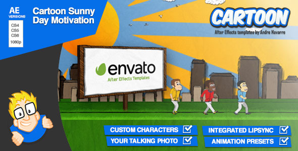 Cartoon Sunny Day Motivation - Download Videohive 1530098