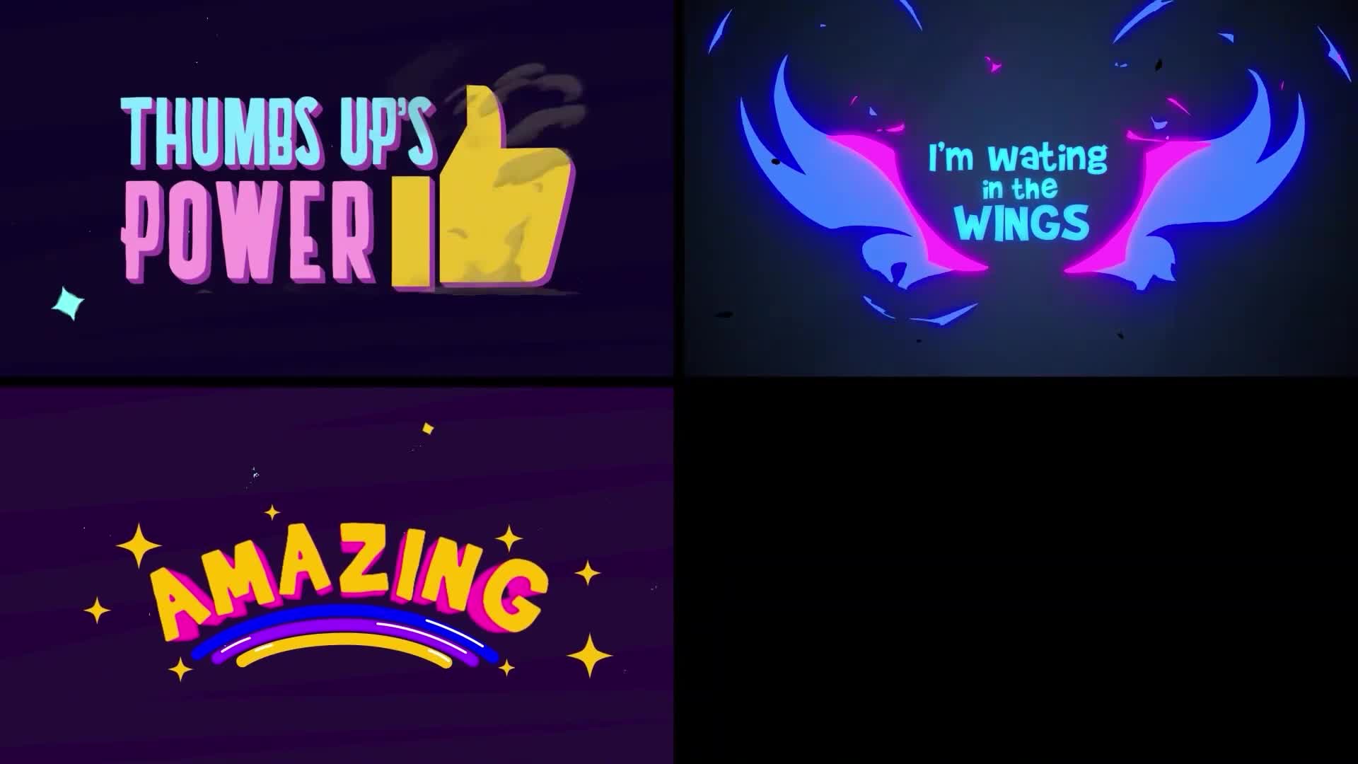 Cartoon Title Logo Reveal Animations Pack 2 [After Effects] Videohive 38724287 After Effects Image 1