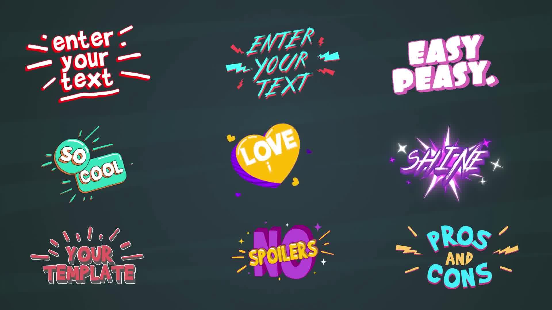 Cartoon Titles [After Effects] Videohive 36713408 After Effects Image 11