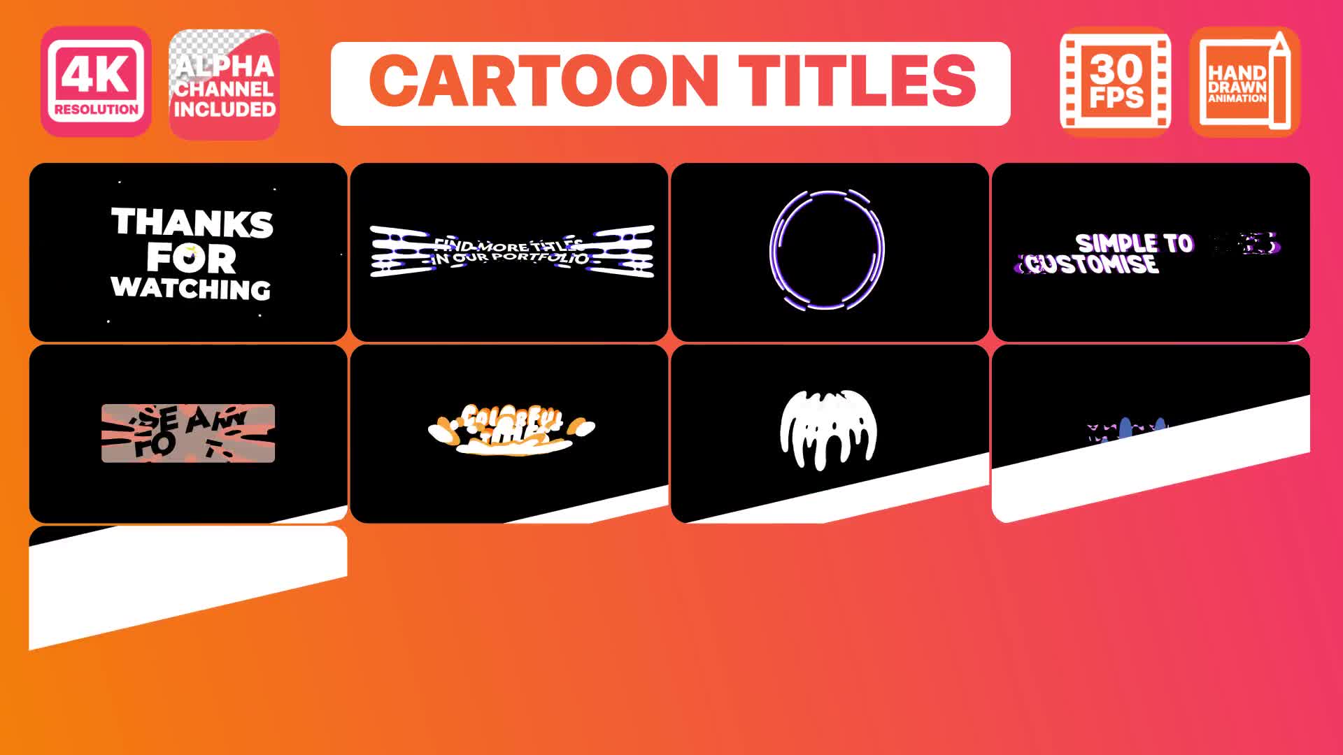 Cartoon Titles | After Effects Videohive 26435428 After Effects Image 1