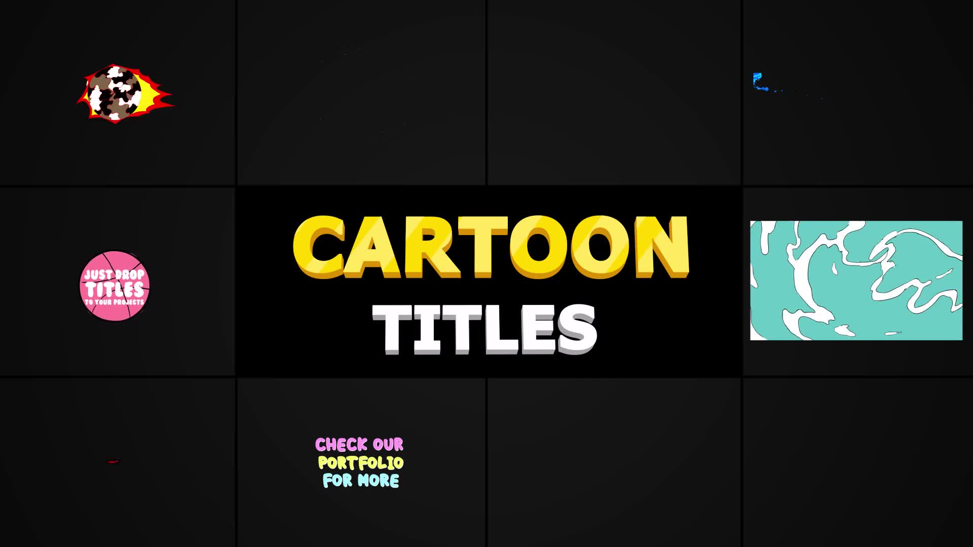 Cartoon Titles Pack | FCPX Videohive 24458559 Apple Motion Image 2