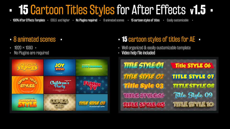 Cartoon Titles Styles - Download Videohive 22584347