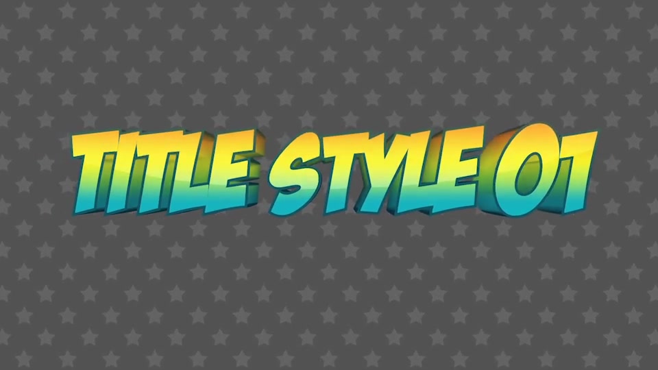 Cartoon Titles Styles - Download Videohive 22584347