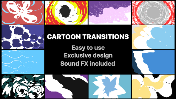 Cartoon Transitions - Download Videohive 21828322