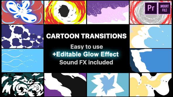 Cartoon Transitions - Download Videohive 22822021