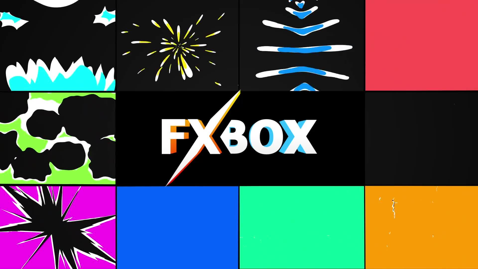 Cartoon Transitions | FCPX Videohive 33668918 Apple Motion Image 1