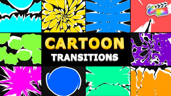 Cartoon Transitions | FCPX - 33668918 Download Videohive