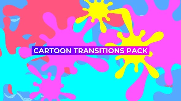 Cartoon Transitions Pack - Download Videohive 34151224