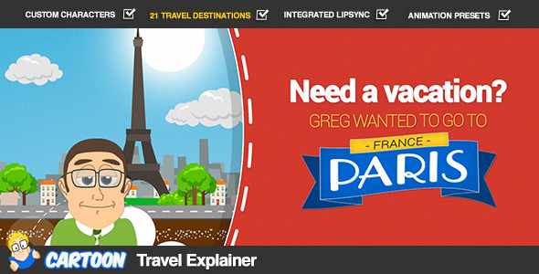 Cartoon Travel Explainer - Download Videohive 8068670