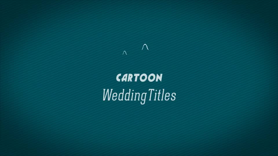 Cartoon Wedding Titles Videohive 15835768 After Effects Image 1