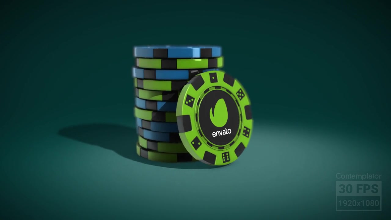 Casino Chips Logo Reveal - Download Videohive 19303931