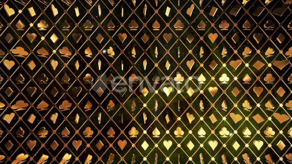 Casino Pattern Gold 02 4K - Download Videohive 21773455