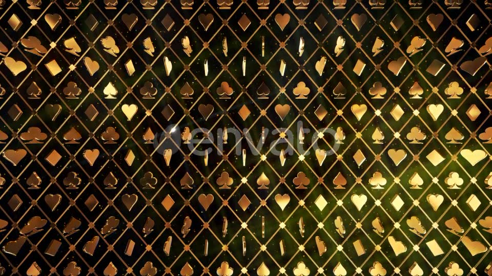 Casino Pattern Gold 02 4K - Download Videohive 21773455